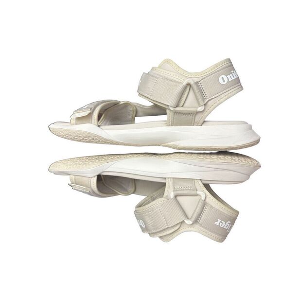 Asics Onitsuka Tiger OHBORI STRAP 1183B305 OATMEAL/WHITE Size 9 - Picture 5 of 9